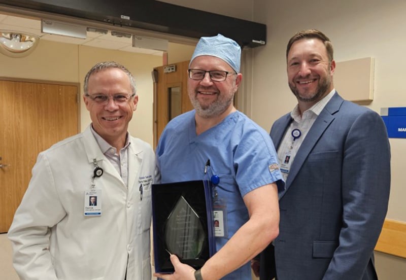 ARC General Surgeon Semyon (Sam) Gambarin, MD, honored