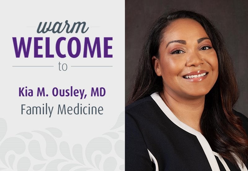 Family medicine doctor Kia M. Ousley, MD