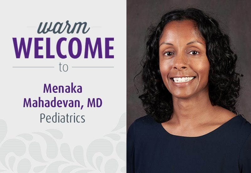 Pediatrician Menaka Mahadevan, MD