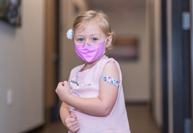 child after receiving covid-19 vaccine