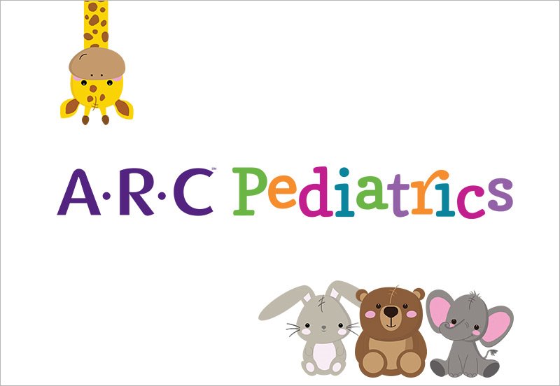 ARC Pediatrics cover with animated animals