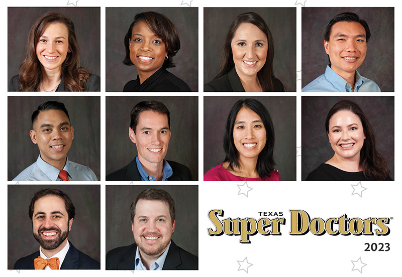 ARC congratulates 10 “Rising Stars” in Texas Monthly Super Doctors® listing!