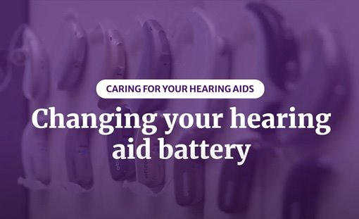 Changing your hearing aid battery