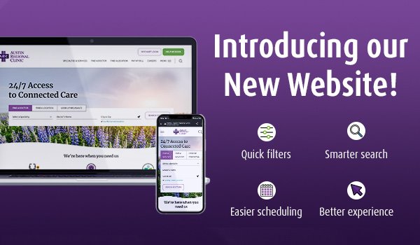 Introducing our New Website! Quick filters, Smarter search, Easier Scheduling, Better Experience