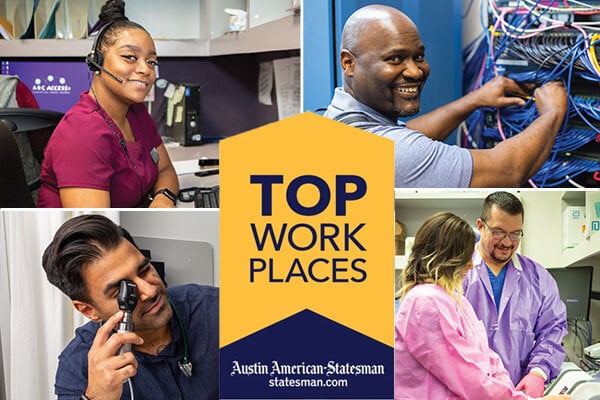 Austin Regional Clinic Top Workplaces Banner